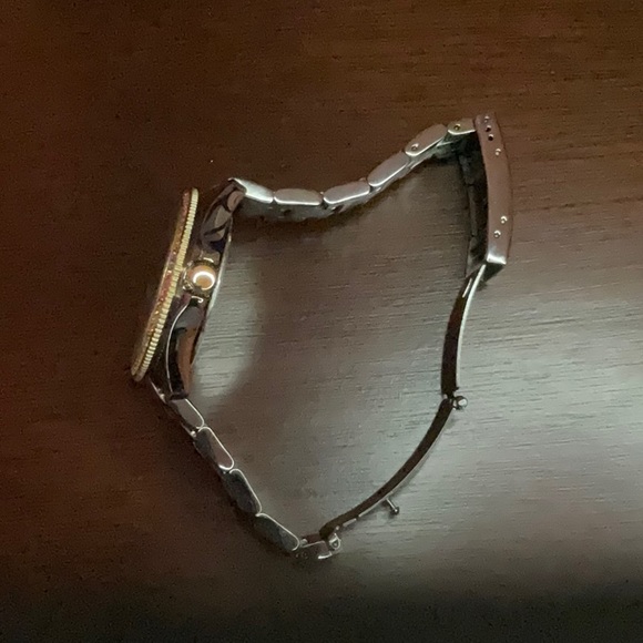 Unisex Dark Grey and Gold Fossil Watch - Picture 4 of 8